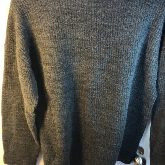 M Zara grey embroidered sequinned sweater - Picture 8 of 12